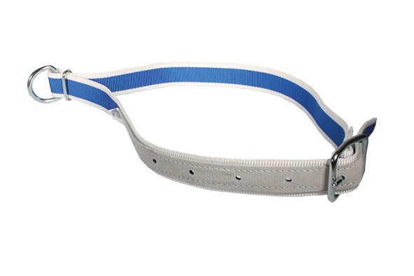 COW COLLAR BLUE & WHITE