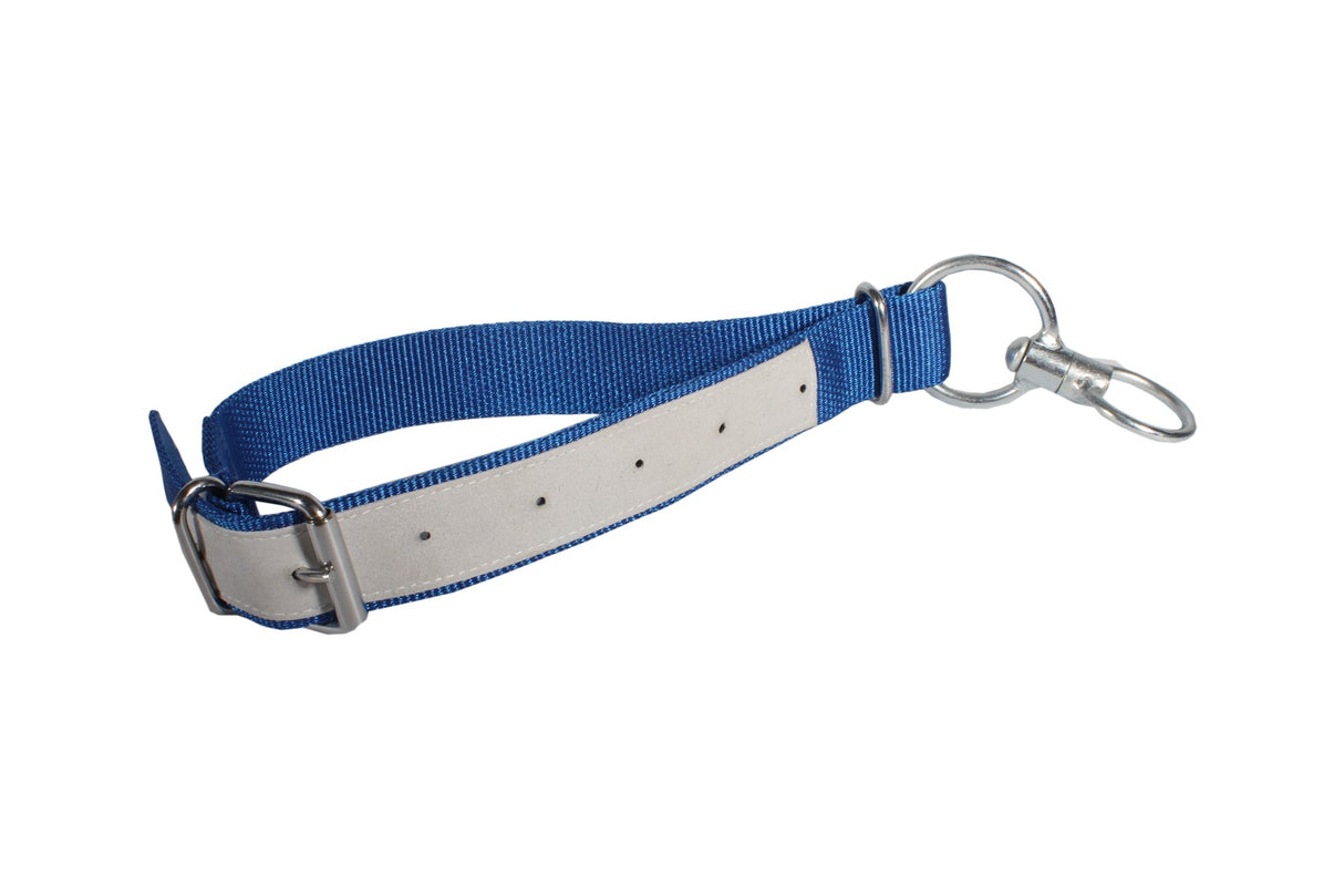 CALF COLLAR BLUE NYLON