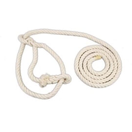 HALTER CALF 10MM COTTON NATURAL